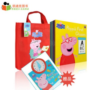 促销: 天猫 英文绘本Peppa Pig小猪佩奇10册 定金20抵30预售中 有赠品